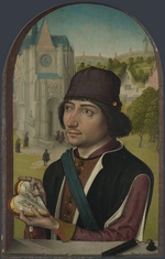 Meister von Sainte Gudule - Porträt eines jungen Mannes