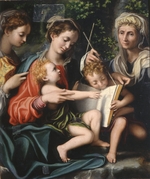 Gandini del Grano, Giorgio - Madonna mit dem Kinde und den Heiligen Johannes dem Täufer, Maria Magdalena und Elisabet