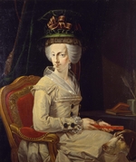 Muzzi, Domenico - Porträt von Maria Amalia von Österreich (1746-1804), Herzogin von Parma