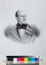 Alophe, Marie-Alexandre Menut - Porträt von Pjotr Jakowlewitsch Tschaadajew (1794-1856)