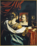 Renieri (Régnier), Niccolo - Vanitas oder Junge Frau bei der Toilette