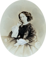 Deniere, Andrei (Heinrich-Johann) - Porträt der Kaiserin Maria Alexandrowna von Russland (1824-1880)