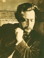 Russischer Fotograf - Porträt von Schriftsteller Leonid Andrejew (1871-1919)