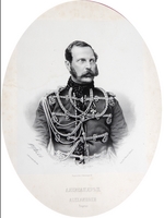Russischer Fotograf - Porträt von Kaiser Alexander II. (1818-1881)