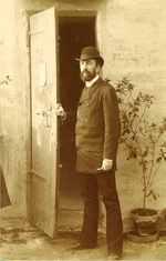 Russischer Fotograf - Porträt des Malers Wassili Polenow (1844-1927)