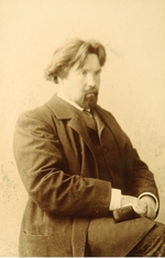 Russischer Fotograf - Porträt des Malers Wassilij Surikow (1848-1916)