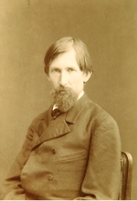 Russischer Fotograf - Porträt des Malers Viktor Wasnezow (1848-1926)