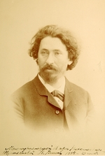 Russischer Fotograf - Porträt von Maler Ilja Jefimowitsch Repin (1844-1930)