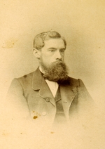 Russischer Fotograf - Porträt des Sammlers, Mäzene und Gründers der Galerie Pawel Tretjakow (1832-1898)