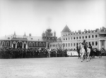 Fotoatelier K. von Hahn - Das Tschudow-Kloster im Moskauer Kreml während eines Besuchs des Zaren Nikolaus II.