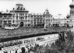 Fotoatelier K. von Hahn - Die Kreuzprozession mit der Zarenfamilie auf dem Roten Platz