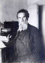 Russischer Fotograf - Porträt des Schriftstellers Wladimir Korolenko (1853-1921)