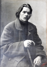 Russischer Fotograf - Porträt des Schriftstellers Maxim Gorki (1868-1936)