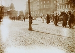 Russischer Fotograf - Die Straße Ochotnij Rjad in Moskau am 16. März 1911