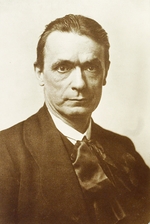 Russischer Fotograf - Porträt des Esoterikers und Philosophen Rudolf Steiner (1861-1925)