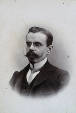 Russischer Fotograf - Porträt des Kadettenministers und Politikers Fjodor Kokoschkin (1871-1918)