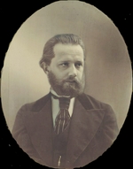 Panow, Michail Michailowitsch - Porträt von Komponist Pjotr Iljitsch Tschaikowski (1840-1893)