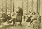Tolstaja, Sofia Andrejewna - Lew Tolstoi mit Sofia Andrejewna, Sohn Sergei und Tochter Maria in Haspra auf der Krim