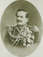 Russischer Fotograf - Porträt des Gouverneurs von Moskau Fürst Wladimir Dolgorukow (1810-1891)