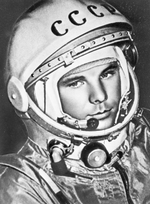 Unbekannter Fotograf - Der Kosmonaut Juri Gagarin (1934-1968), der erste Mensch im Weltraum