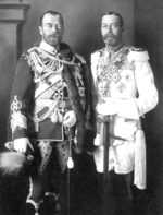 Unbekannter Fotograf - Zar Nikolaus II. von Russland und Georg V. von Großbritannien in Berlin