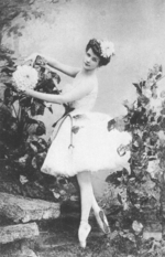 Unbekannter Fotograf - Russische Primaballerina Ljubow Jegorowa (1880-1972) im Ballett Le Dahlia bleu von C. Pugni