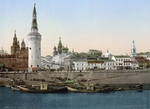 Unbekannter Fotograf - Blick auf den Basilius-Hang am Moskwa-Fluss