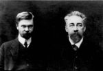 Unbekannter Fotograf - Russische Physiker Pjotr Lasarew (1878-1942) und Pjotr Lebedew (1866-1912)