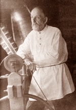 Unbekannter Fotograf - Konstantin Ziolkowski (1857-1935), Pionier der Raumfahrt