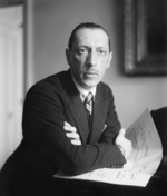 Unbekannter Fotograf - Porträt von Komponist Igor Strawinski (1882-1971)