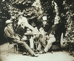 Fotoatelier K. Werzinger, Baden-Baden - Schriftsteller Iwan S. Turgenew (1818-1883) bei Maljutin in Baden-Baden