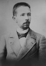 Unbekannter Fotograf - Porträt des Komponisten Wassili Kalinnikow (1866-1901)