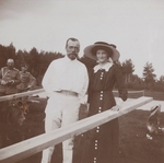 Unbekannter Fotograf - Zar Nikolaus II. von Russland mit Tochter Tatjana Nikolajewna