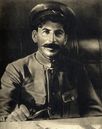 Unbekannter Fotograf - Josef Stalin als Kommandeur der Südfront in Zarizyn