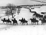 Unbekannter Fotograf - Die Verteidigung Moskaus. Kavalleriekorp des Generals Lew Dowator