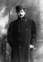 Unbekannter Fotograf - Porträt von Komponist Giacomo Puccini (1858-1924)
