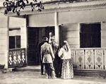 Unbekannter Fotograf - Lew Tolstoi mit Bauern. Jasnaja Poljana