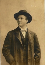 Unbekannter Fotograf - Porträt von Sänger Fjodor Iwanowitsch Schaljapin (1873-1938)