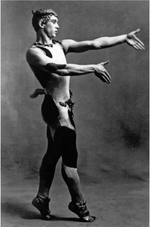 De Meyer, Baron Adolphe Edward Sigismund - Vaslav Nijinsky im Ballett L'Après-midi d'un faune (Der Nachmittag eines Fauns)