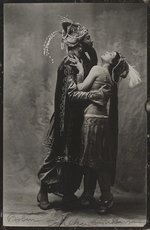 Unbekannter Fotograf - Adolph Bolm und Tamara Karsawina im Ballett Scheherazade von N. Rimski-Korsakow