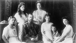 Unbekannter Fotograf - Die Familie des Kaisers Nikolaus II. von Russland