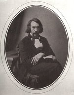 Bergner, Karl August - Porträt von Dichter und Publizist Alexei Stepanowitsch Chomjakow (1804-1860)
