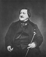 Carjat, Étienne - Porträt von Gioachino Rossini (1792-1868)