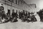Russischer Fotograf - Bewohner des Nachtasyls, Moskau
