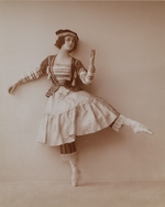 Unbekannter Fotograf - Tamara Karsawina im Ballett Petruschka von I. Strawinsky