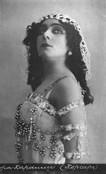 Unbekannter Fotograf - Balletttänzerin Vera Karalli im Ballett Le corsaire von A. Adam