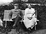 Unbekannter Fotograf - Wladimir Lenin und Nadeschda Krupskaja in Gorki