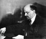 Unbekannter Fotograf - Wladimir Lenin. Petrograd, Januar 1918