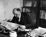 Unbekannter Fotograf - Wladimir Lenin im Kreml. Oktober 1918