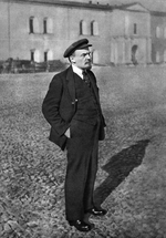 Unbekannter Fotograf - Wladimir Lenin im Kreml. Oktober 1918
